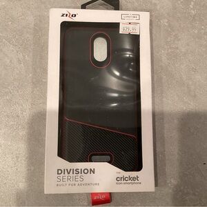 Black and Red stellar Series For Cricket Icon Smartphone